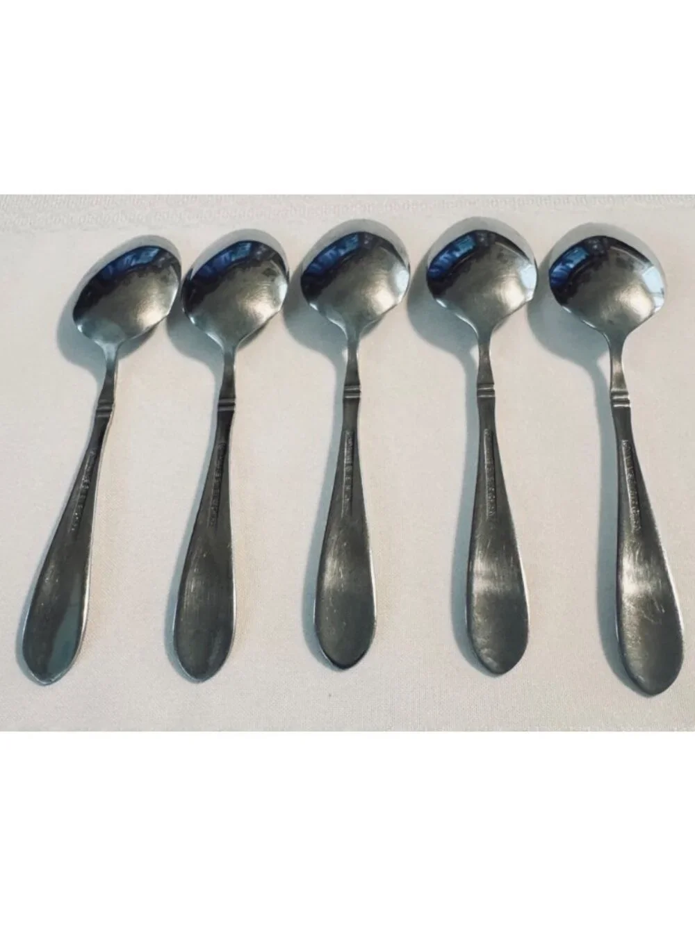 5 Wallace SUMMERSET Teaspoons Stainless Steel